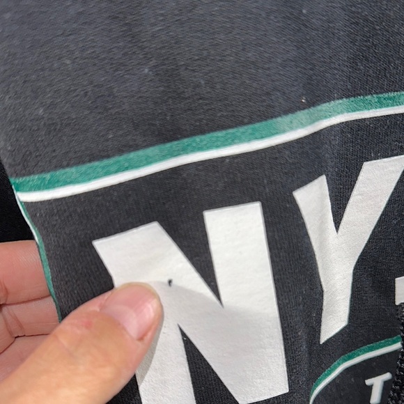 Fanatics Black NYJ Hoodie Sweatshirt - Picture 3 of 8